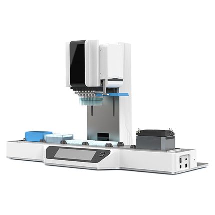 stazione di lavoro automatizzata per il trattamento dei liquidi